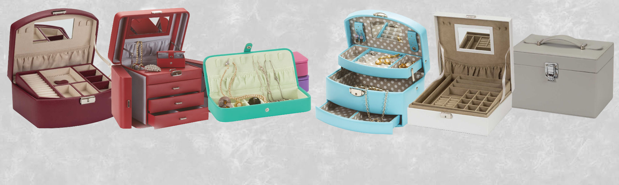 Elegant Jewellery Cases & Boxes